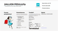 Desktop Screenshot of kallionpesula.com